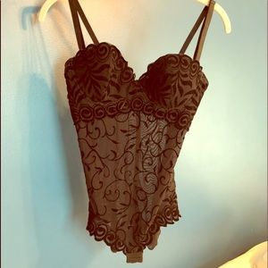 Oh LaLa Cheri Black Sexy Teddy